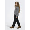 KIDS ONLY GIRL trui met backprint grijs melange gebreid