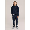 WE Fashion Blue Ridge slim sweatpants donkerblauw