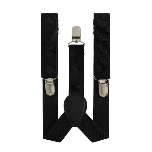 WE Fashion bretels zwart Accessoire Jongens Polyester Effen afbeelding