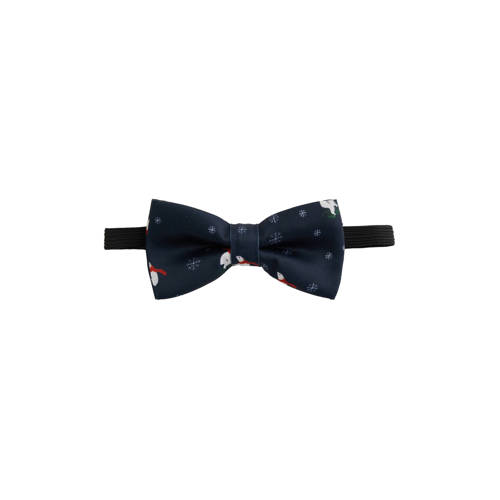 WE Fashion vlinderdas blauw Jongens Polyester All over print afbeelding