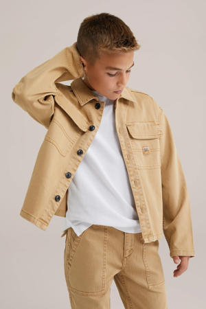 spijkerjas beige