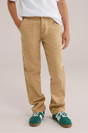 straight casual broek kaki