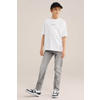 WE Fashion Blue Ridge waist tapered jeans grey denim