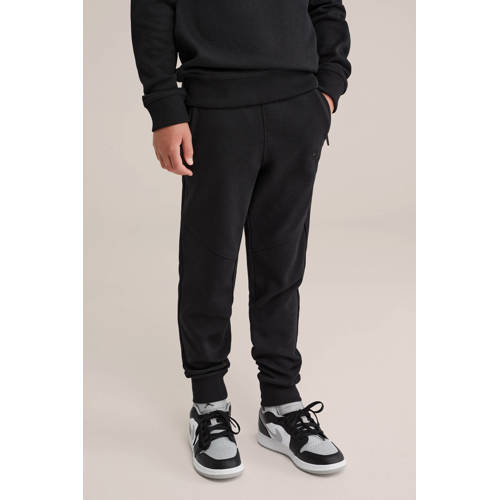 Salty Dog slim sweatpants zwart Broek Jongens Katoen Effen - maat 140 afbeelding