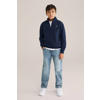 WE Fashion Blue Ridge sweater donkerblauw