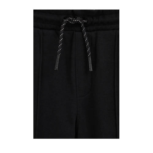 WE Fashion slim casual broek zwart Jongens Katoen Effen