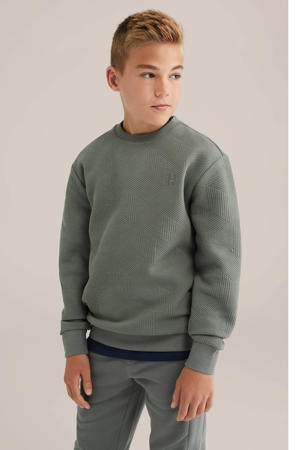 sweater grijsgroen