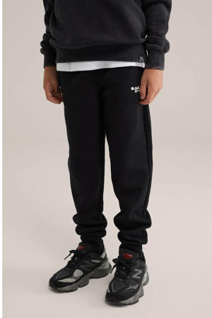 slim sweatpant zwart