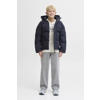 JACK & JONES JUNIOR gewatteerde jas donkerblauw
