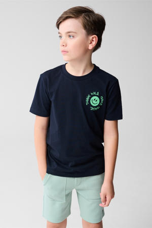 T-shirt donkerblauw