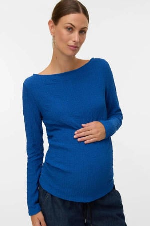 zwangerschaps top blauw