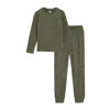 WE Fashion Blue Ridge pyjamaset kaki