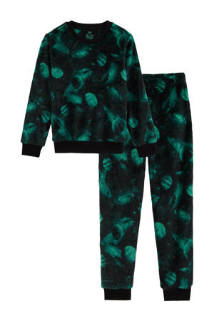 fleece pyjama blauw