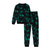WE Fashion fleece pyjama groen