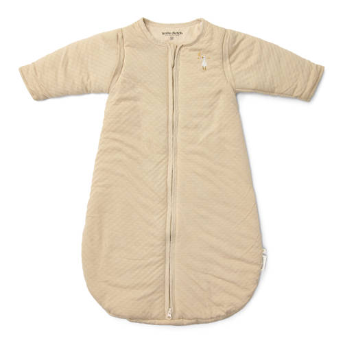 Little Dutch winter slaapzak winterSoft Beige Babyslaapzak Panterprint 90 cm afbeelding