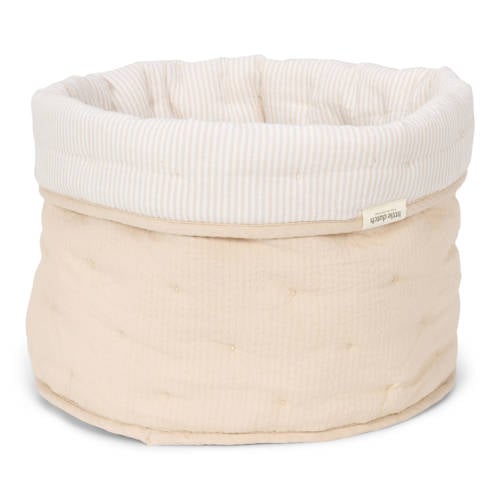 Little Dutch commodemandje klein Pure Soft Beige Stripe Accessoire Streep afbeelding