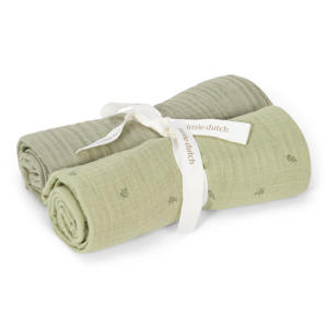 hydrofiel swaddle doeken  Pure Sage groen