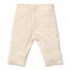 Little Dutch gestreepte casual broek beige