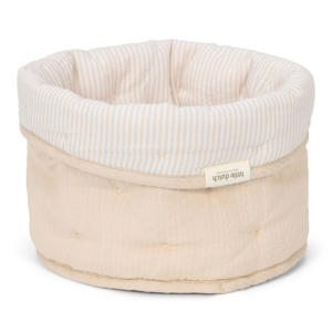 commodemandje klein Pure Soft Beige Stripe