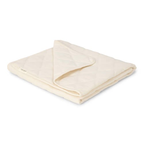 Little Dutch ledikantdeken quilted - Pure Soft White Babydeken Wit Effen afbeelding