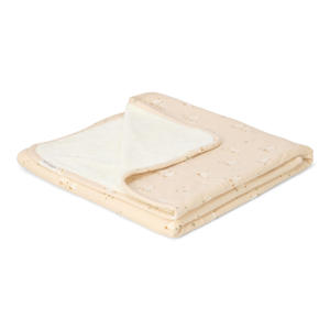 wiegdeken fleece Little Goose beige