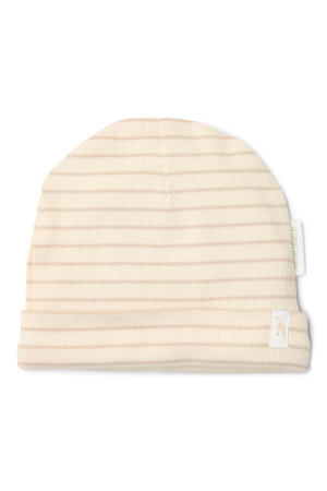 baby muts gestreept beige