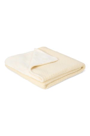 ledikantdeken gebreid Pure Soft White