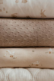 thumbnail: Little Dutch wiegdeken gebreid Pure Soft Beige