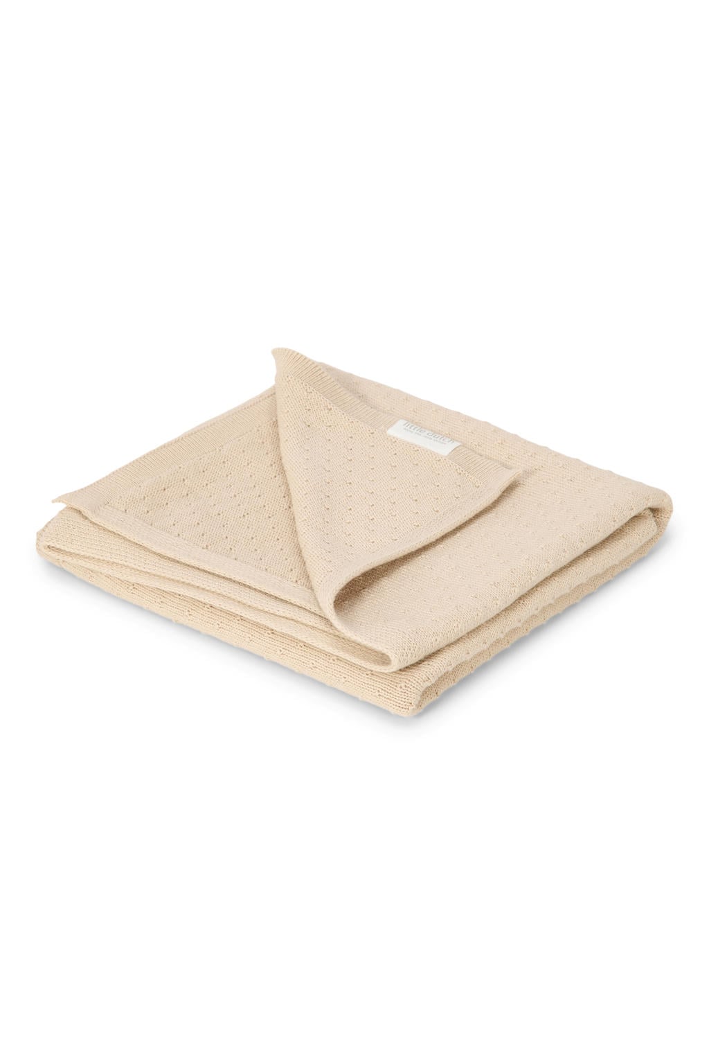Little Dutch wiegdeken gebreid Pure Soft Beige