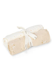 thumbnail: Little Dutch hydrofiele swaddle doek Little Goose wit/beige