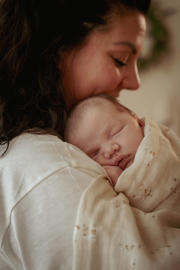 thumbnail: Little Dutch hydrofiele swaddle doek Little Goose beige