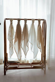 thumbnail: Little Dutch hydrofiele swaddle doek Little Goose beige