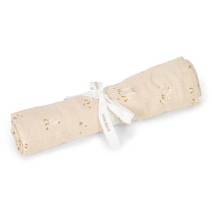 hydrofiele swaddle doek Little Goose beige
