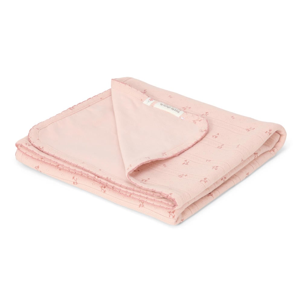 Little Dutch ledikantdeken Pure Blossom roze