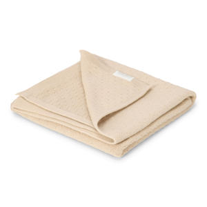 ledikantdeken gebreid Pure Soft Beige