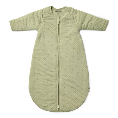 Little Dutch slaapzak winter Pure Sage groen Babyslaapzak Effen 70 cm afbeelding