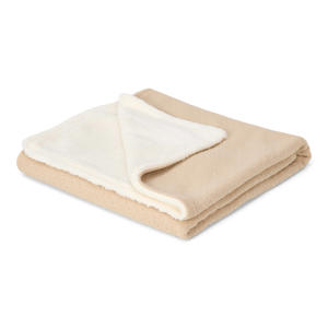 wiegdeken gebreid/fleece - Pure Soft Beige