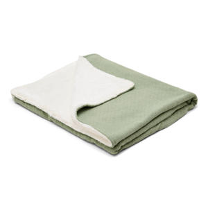 wiegdeken gebreid Pure Sage groen