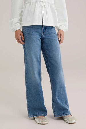 loose fit jeans medium blue denim