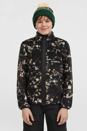 fleece vest High-Pile zwart