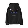 NAME IT KIDS hoodie met backprint zwart