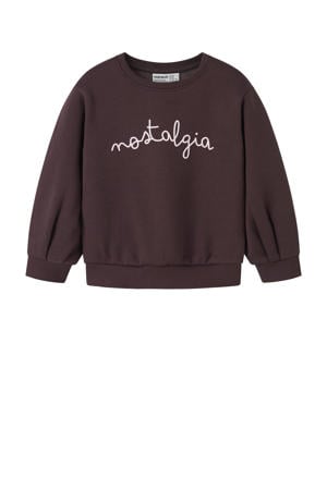 sweater roodbruin