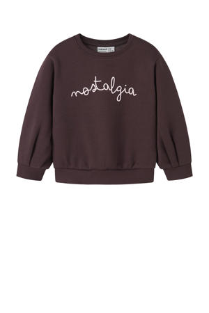 sweater roodbruin