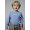 NAME IT MINI longsleeve met backprint lichtblauw
