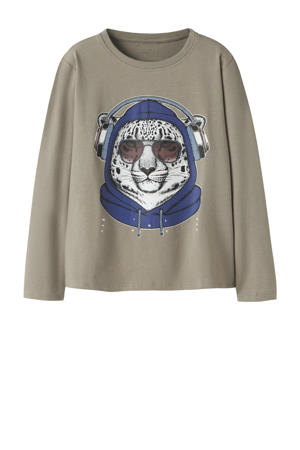 longsleeve lichtbruin