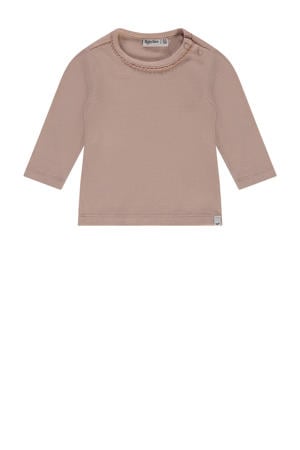 longsleeve oudroze rib gebreid