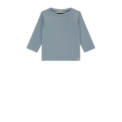 Babyface longsleeve blauw rib gebreid Jongens Stretchkatoen Ronde hals - maat 44 afbeelding