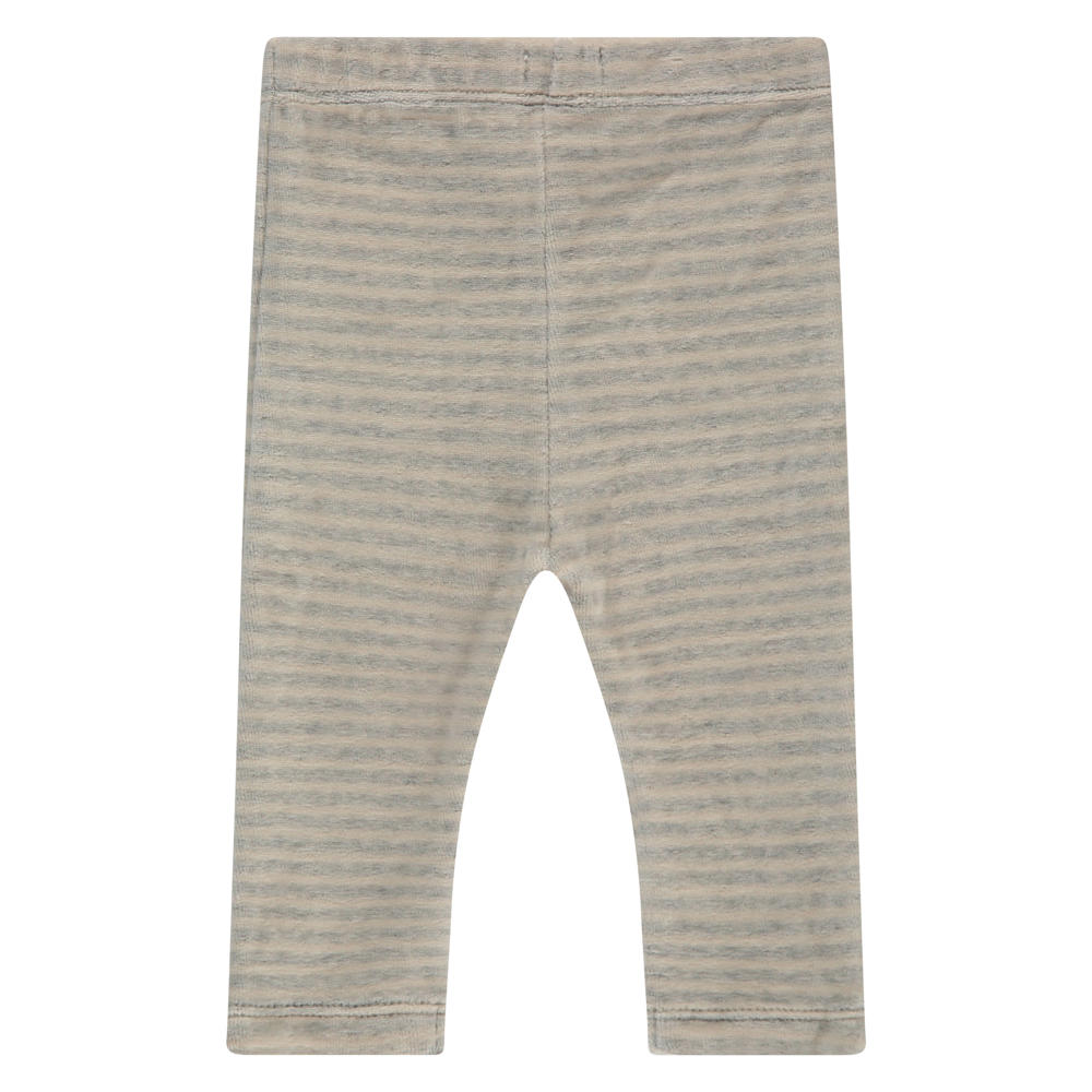 Grijze jongens Babyface slim gestreepte casual broek van katoen met regular waist en elastische tailleband