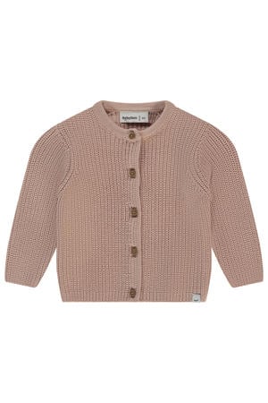 vest oudroze grof gebreid