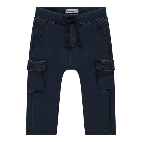 Babyface regular cargo broek blauw Jongens Stretchkatoen Effen - maat 86 afbeelding